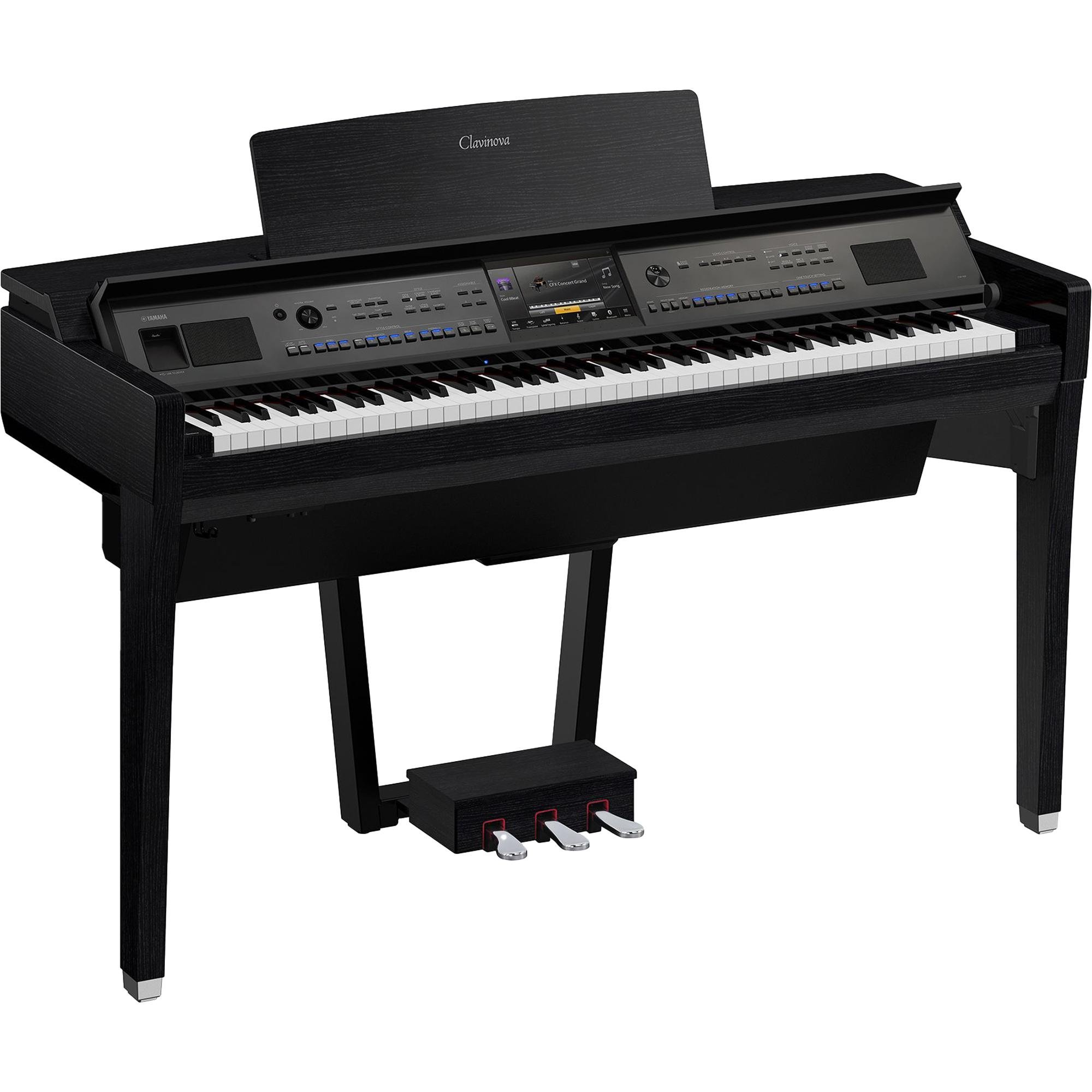 Piano Yamaha Clavinova CVP-909 Digital Preto