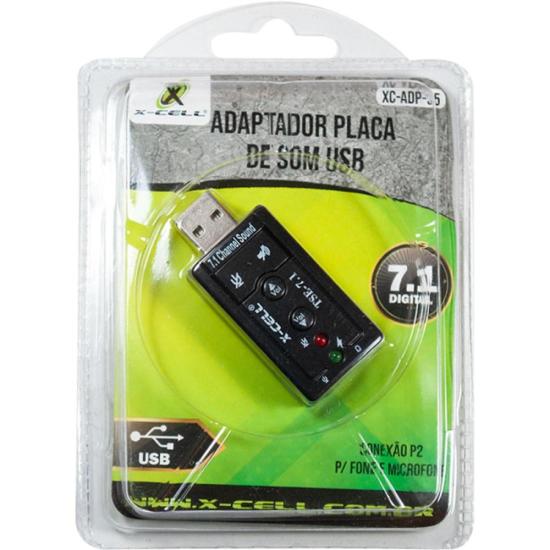Adaptador de Som USB 7.1 XC-ADP-35 Flex