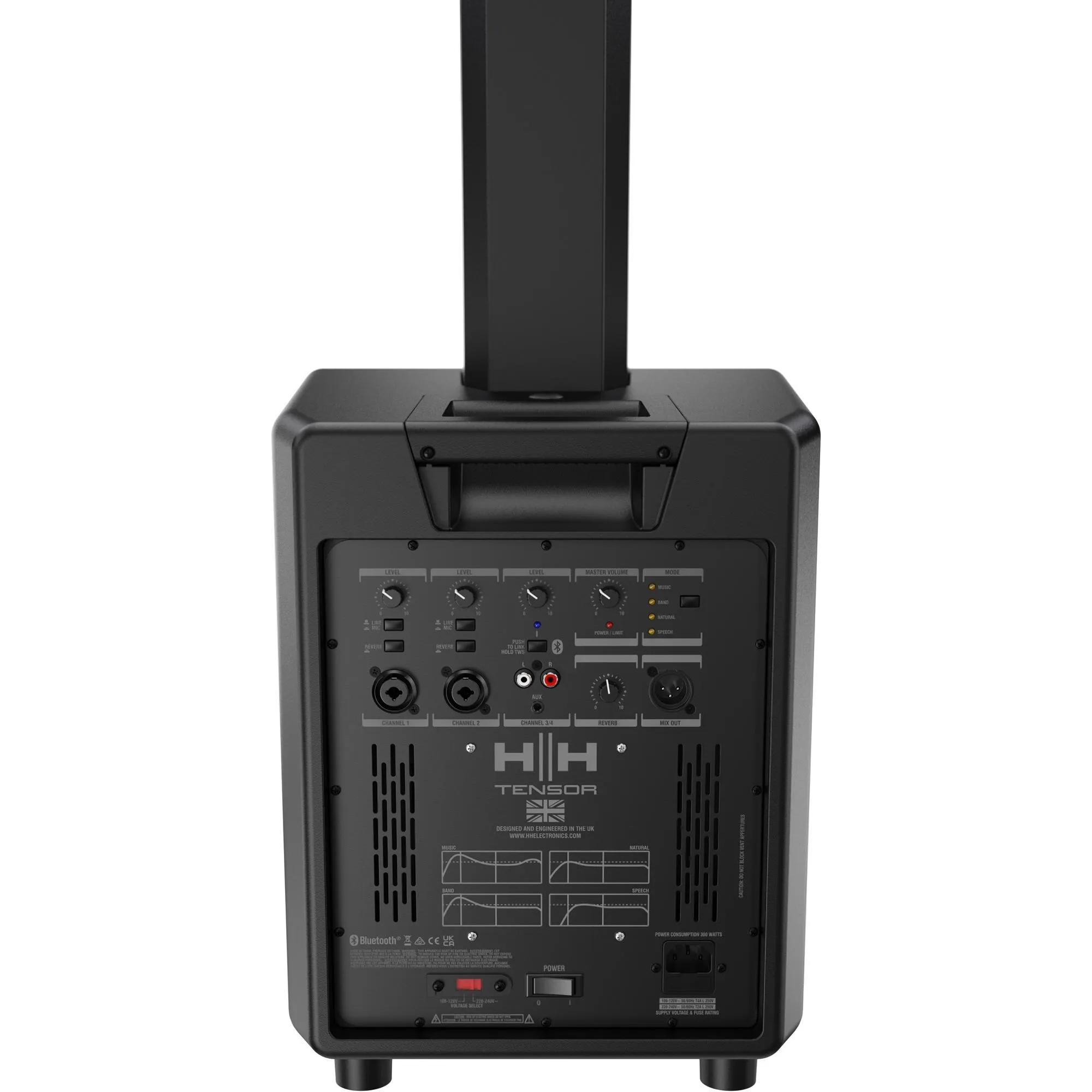 Sistema PA Ativo HH Tensor-solo Preto