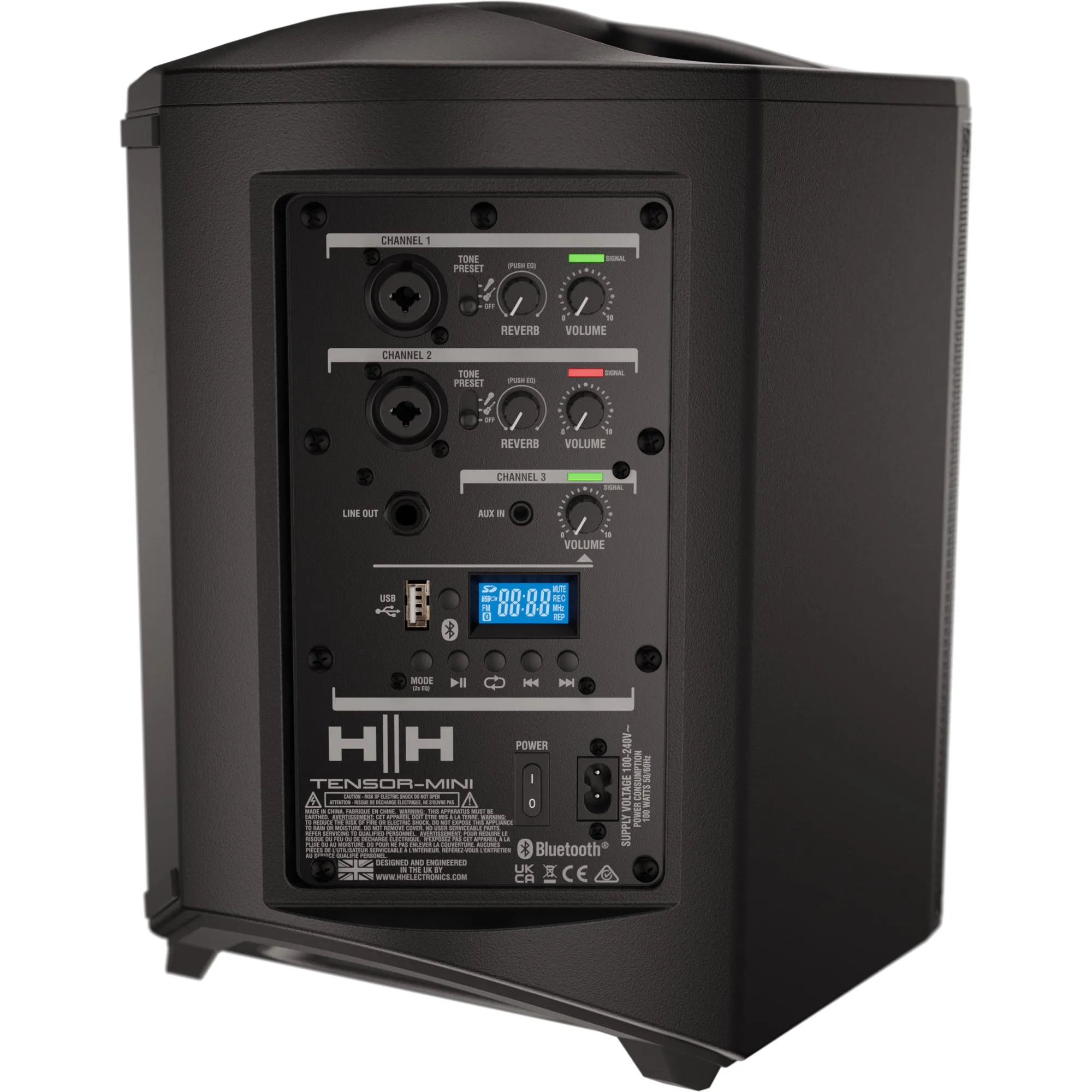 Sistema PA Compacto HH Tensor-mini Preto