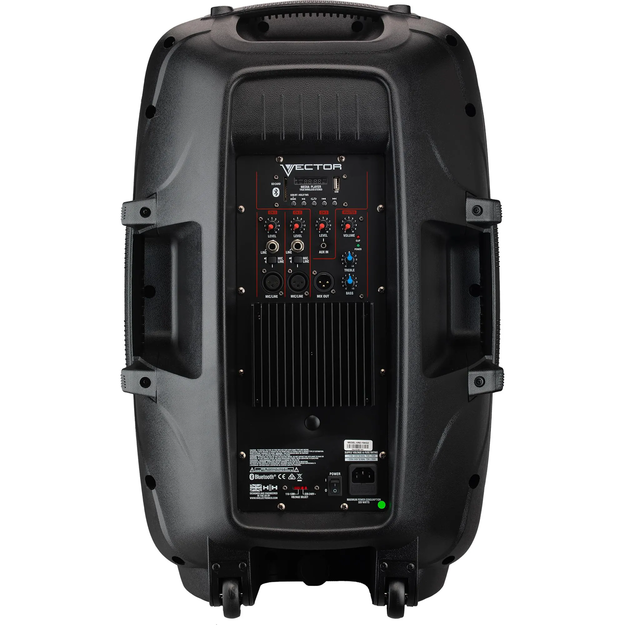 Caixa de Som Ativa HH VRE-15AG2 15" 800w