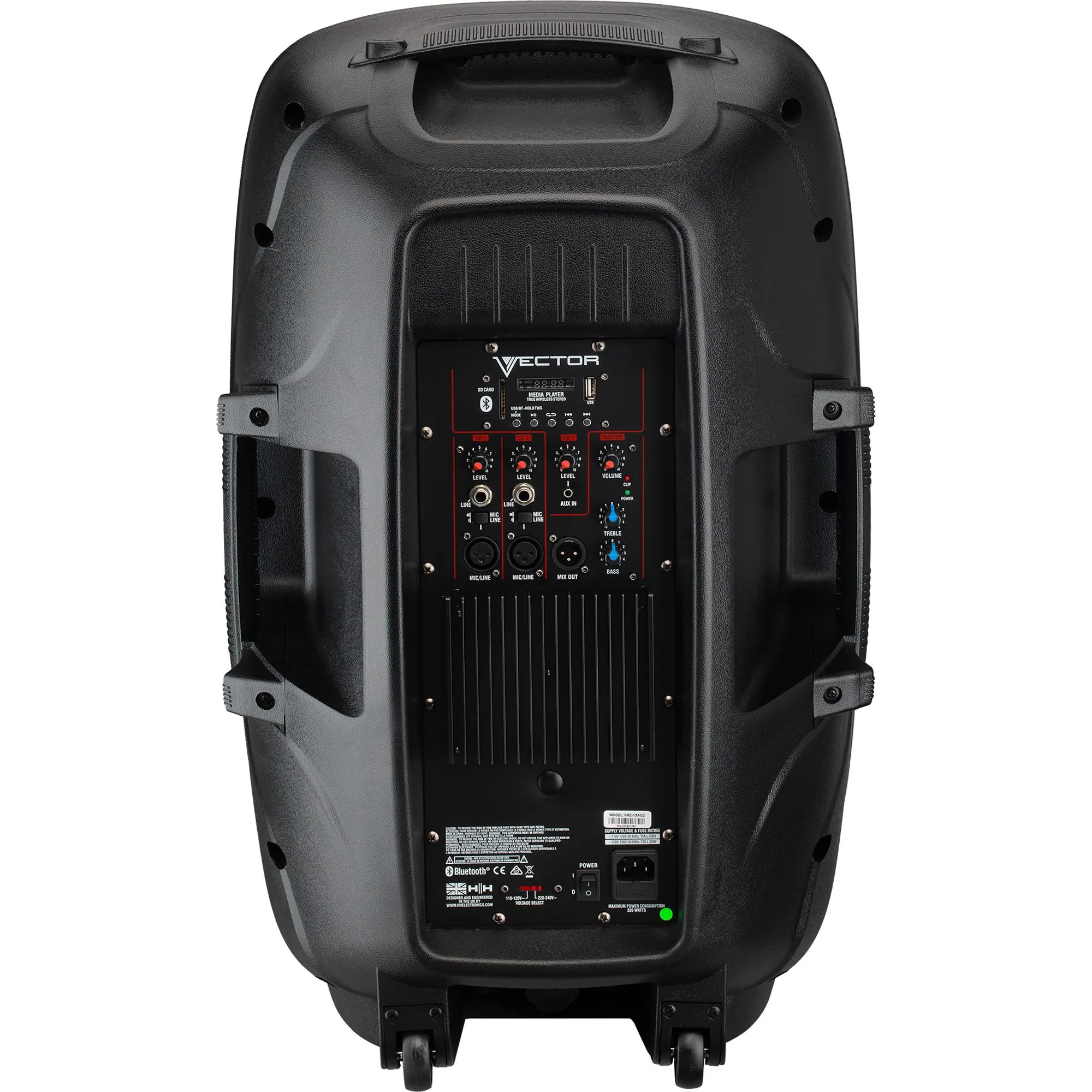 Caixa de Som Ativa HH VRE-15AG2 15" 800w