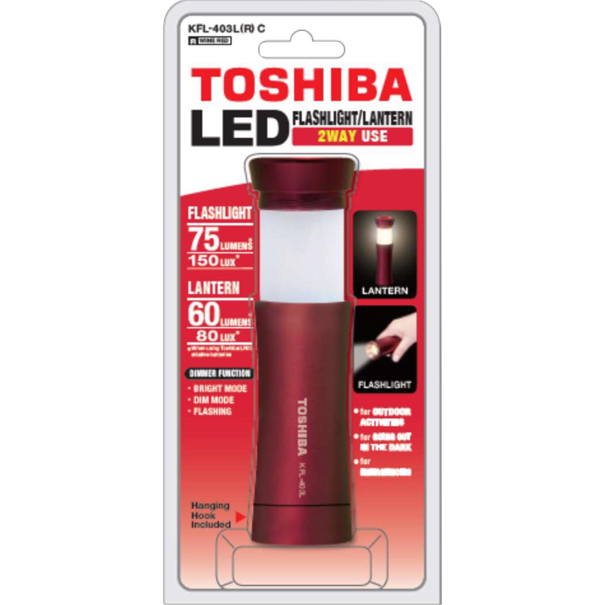 Lanterna Toshiba 2WAY KFL-403L Vermelha