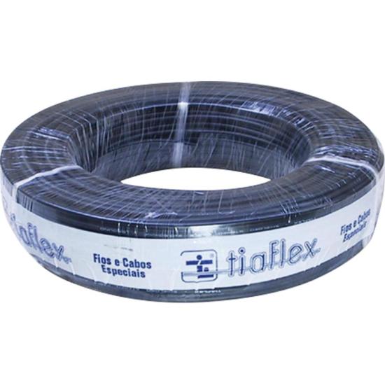 Cabo Para Microfone Balanceado AF(T) OFHC 2 x 22AWG Preto Tiaflex