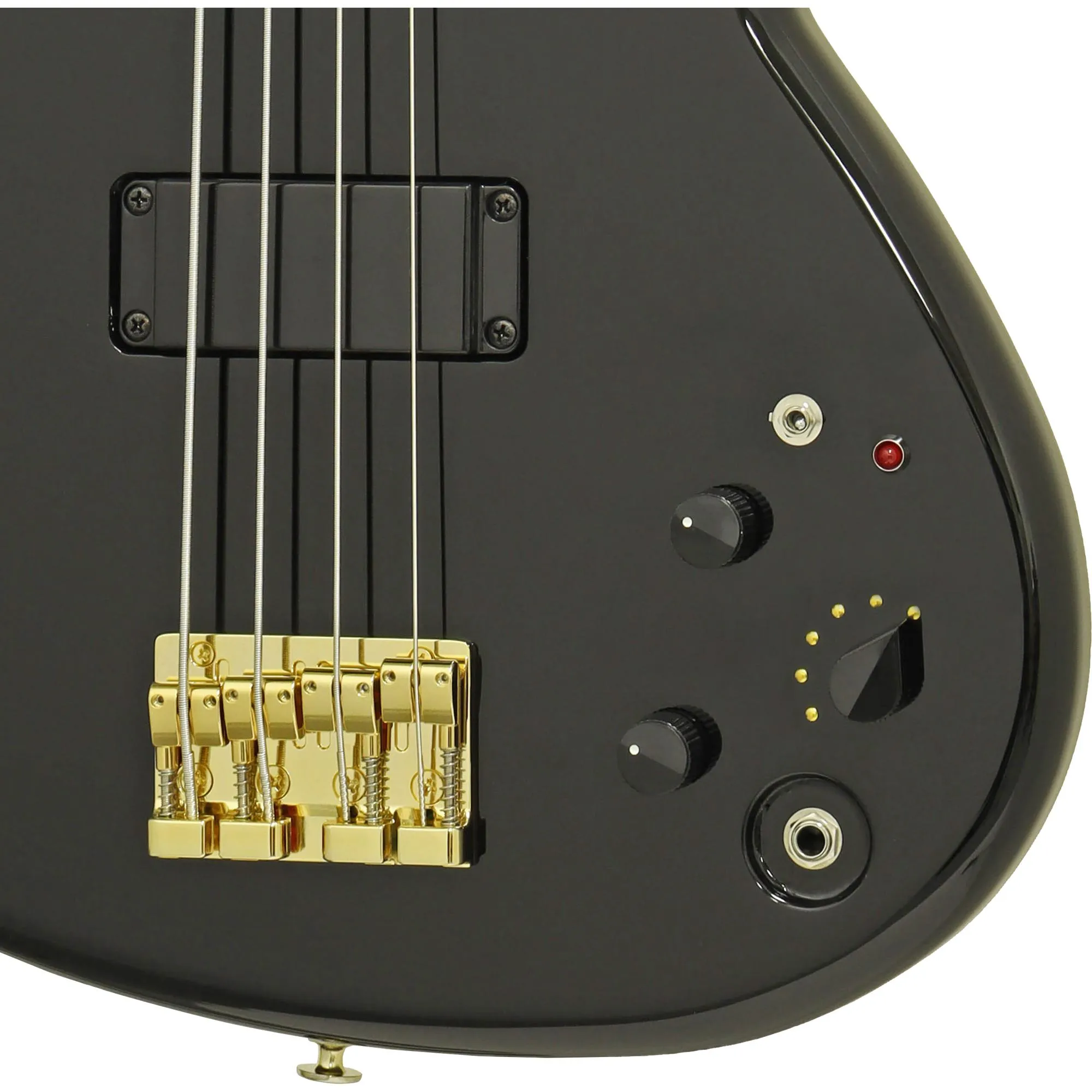 Contrabaixo Aria Pro II SB-1000 4 Cordas Black