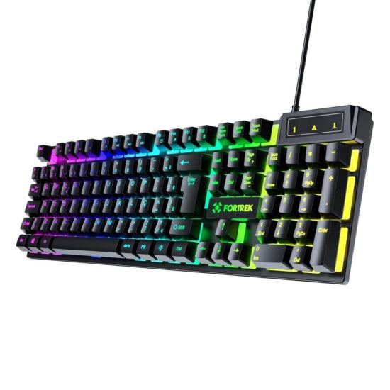 Teclado Gamer Fortrek Fearless 100 Fullsized Preto