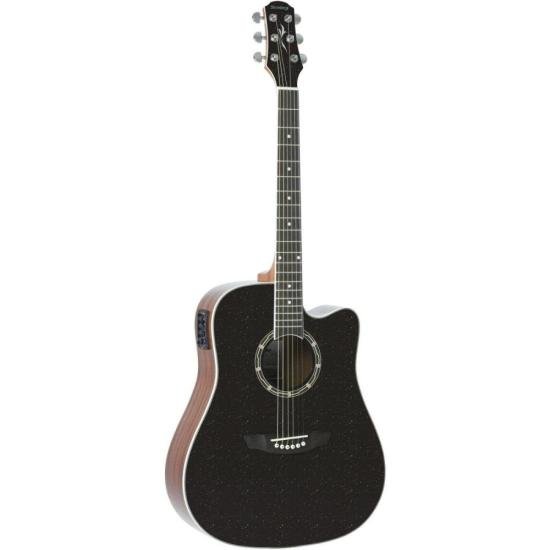 Violão Strinberg CD40 Aço Eletroacústico Black Sparkle