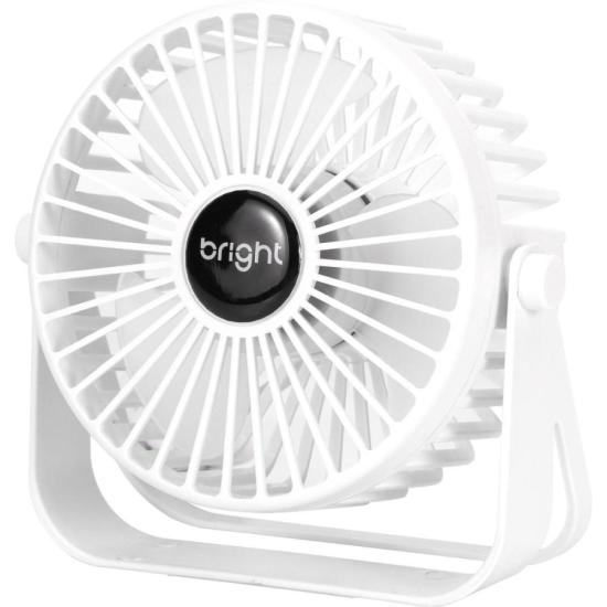 Ventilador de Mesa Bright USB VN007 Branco 1w