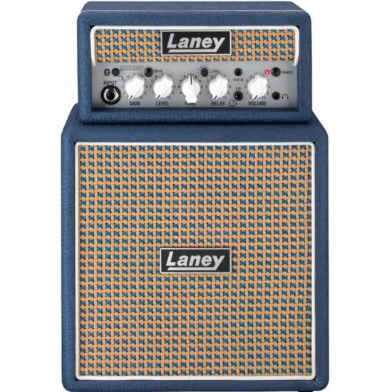 Mini Amplificador Para Guitarra Laney Ministack-B-Lion Azul