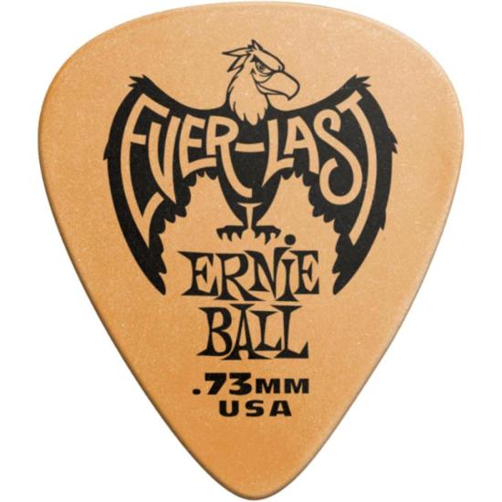 Palheta Everlast .73mm P09190 Laranja Ernie Ball (C/12)