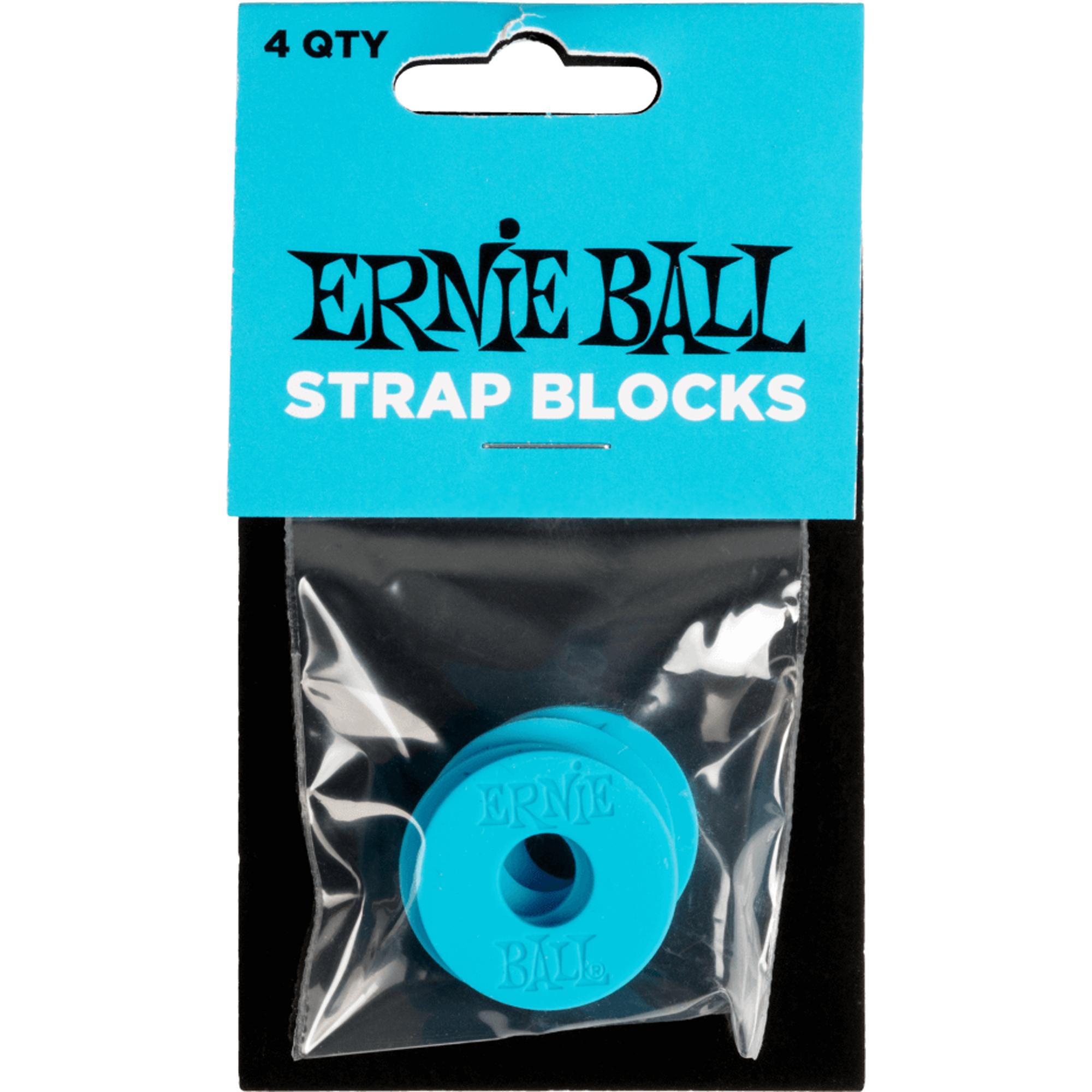 Strap Lock de Borracha Para Correia P05619 Azul Ernie Ball (C/4)