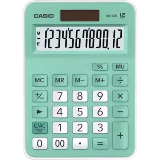 Calculadora de Mesa Casio MX12B-LB 12 Digitos Verde