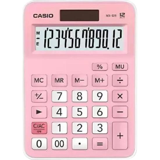 Calculadora de Mesa Casio MX12B-PK 12 Digitos Rosa