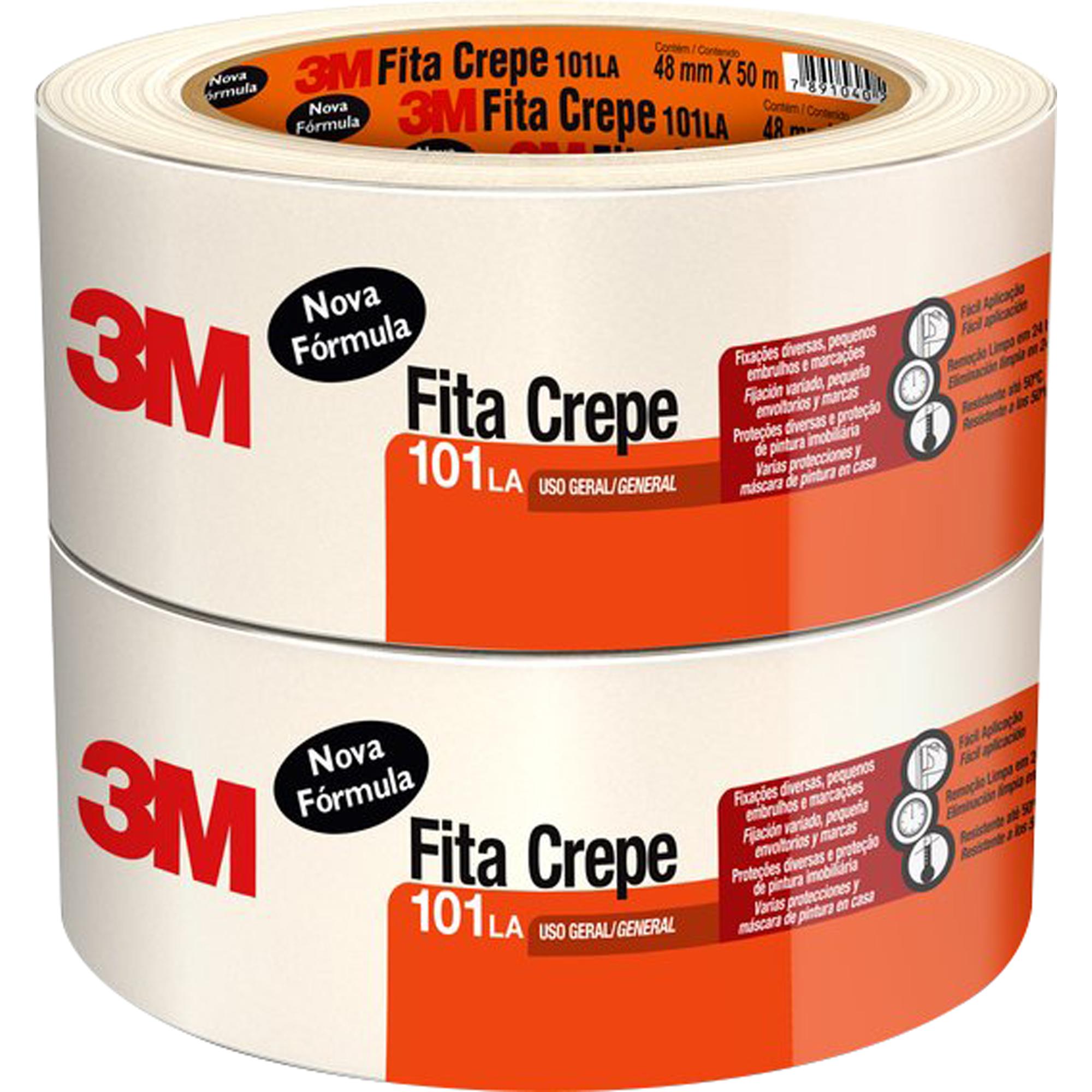 Fita Crepe 48x50 101LA Bege 3M