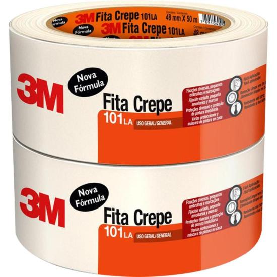 Fita Crepe 48x50 101LA Bege 3M