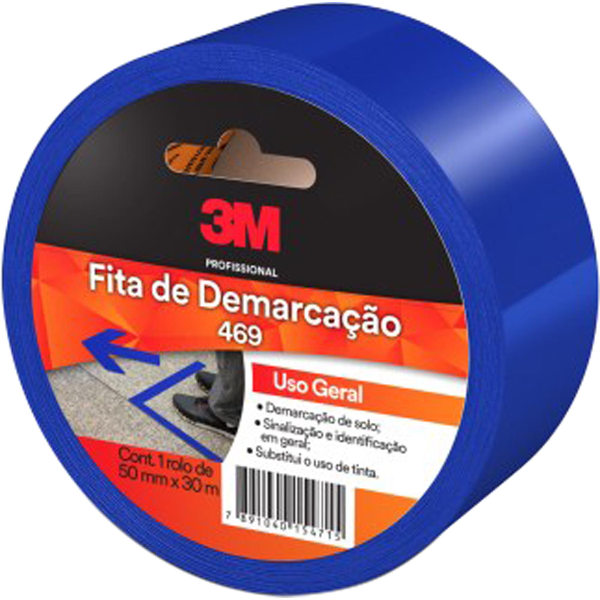 Fita de Demarcação 50mmx30m Azul 3M