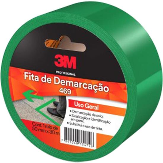 Fita de Demarcação 50mmx30m Verde 3M