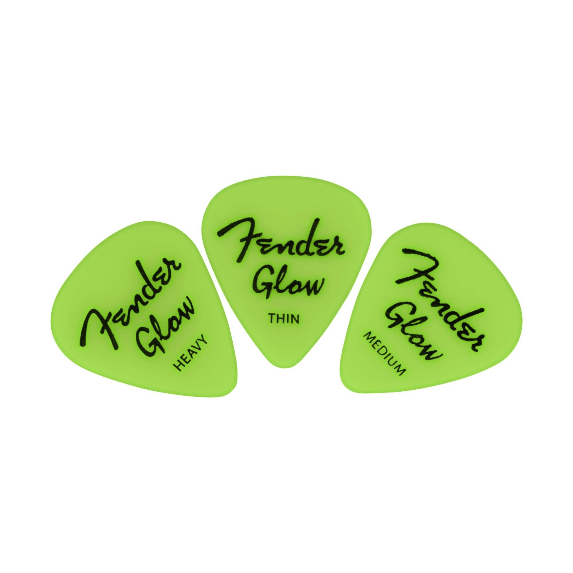 Palheta Fender Glow in The Dark (C/12)