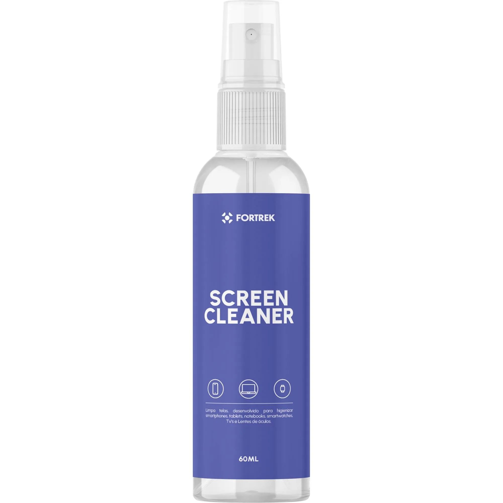 Limpa Telas Com Flanela 60ml Fortrek
