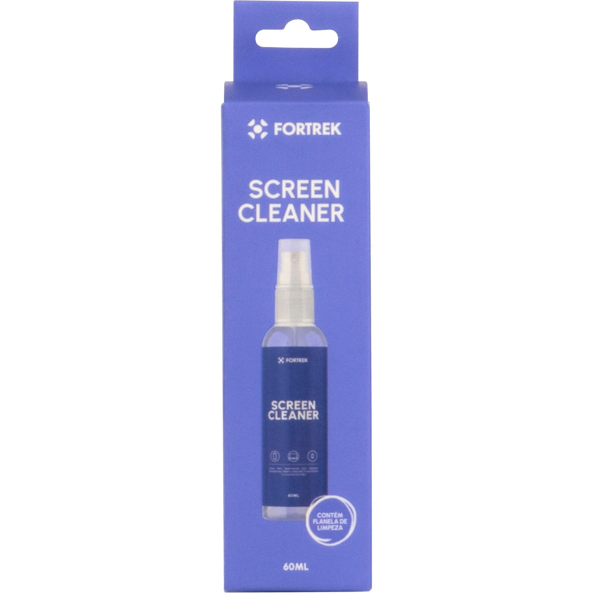 Limpa Telas Com Flanela 60ml Fortrek