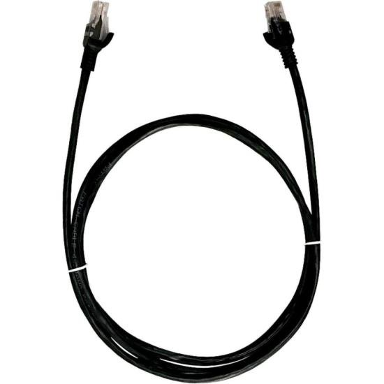 Patch Cord Cat5E 1.5m Preto PlusCable