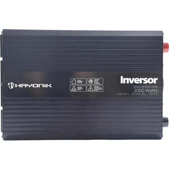Inversor de Onda Modificada Hayonik MSW122 2000W 12V/220V USB