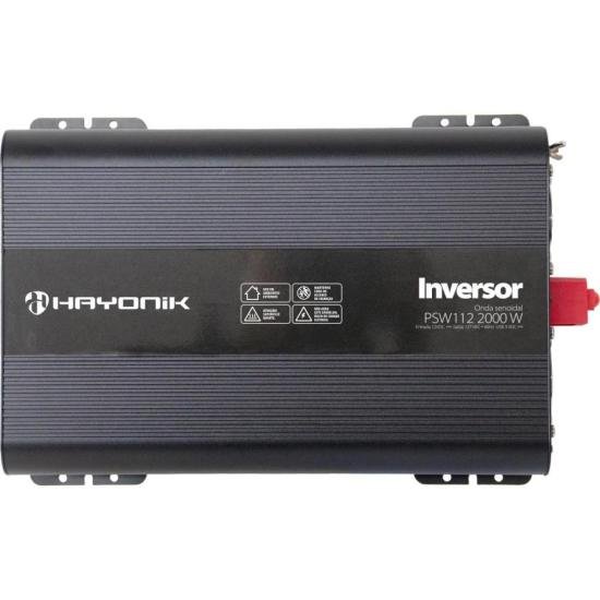 Inversor de Onda Senoidal Hayonik PSW112 2000W 12V/127V USB