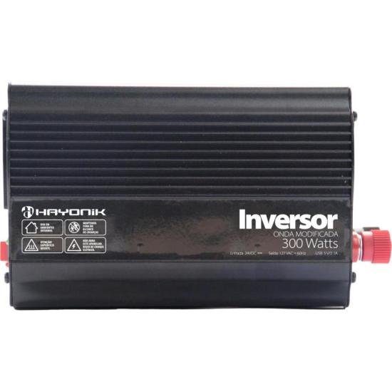 Inversor de Onda Modificada Hayonik MSW2103 300W 24V/127V USB