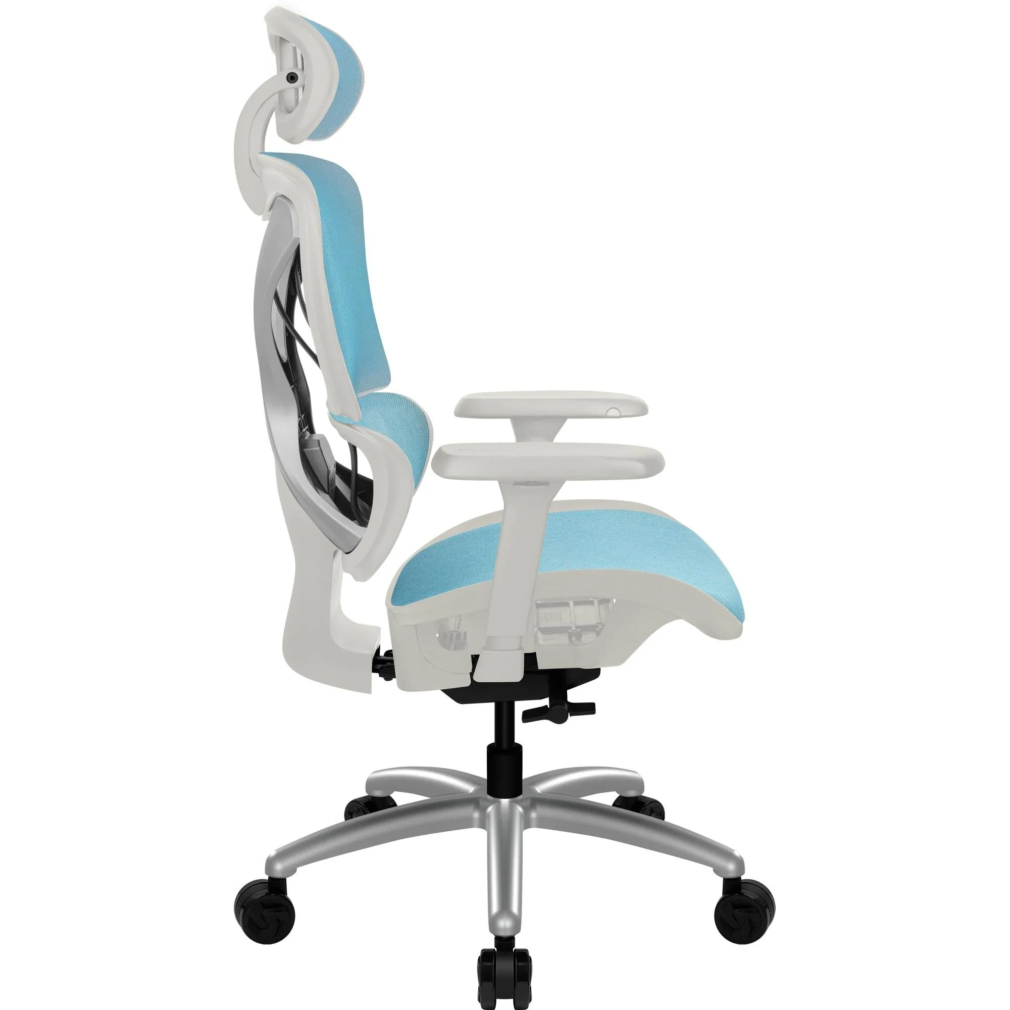 Cadeira Ergonômica ThunderX3 XTC Chroma Azul/Branco