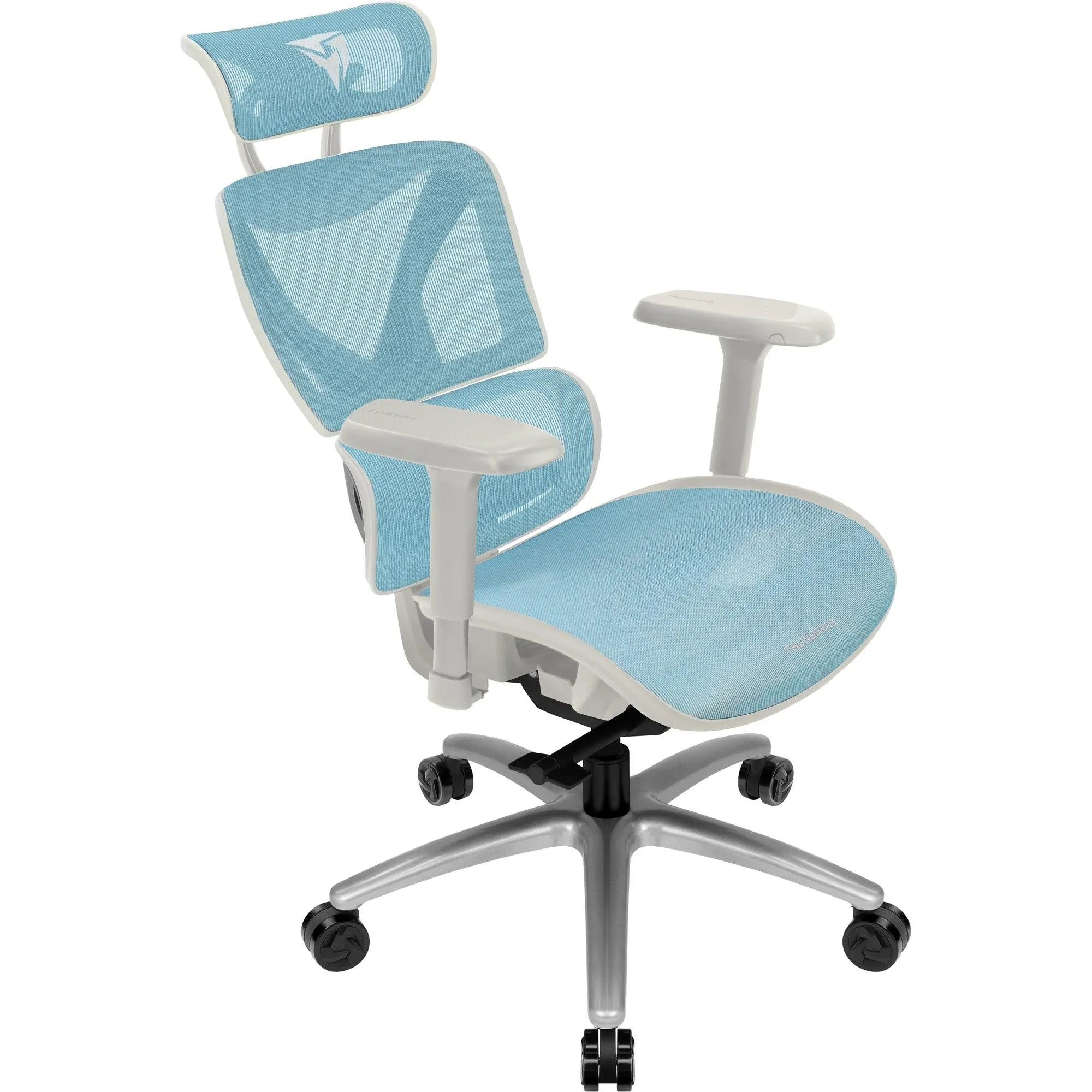 Cadeira Ergonômica ThunderX3 XTC Chroma Azul/Branco