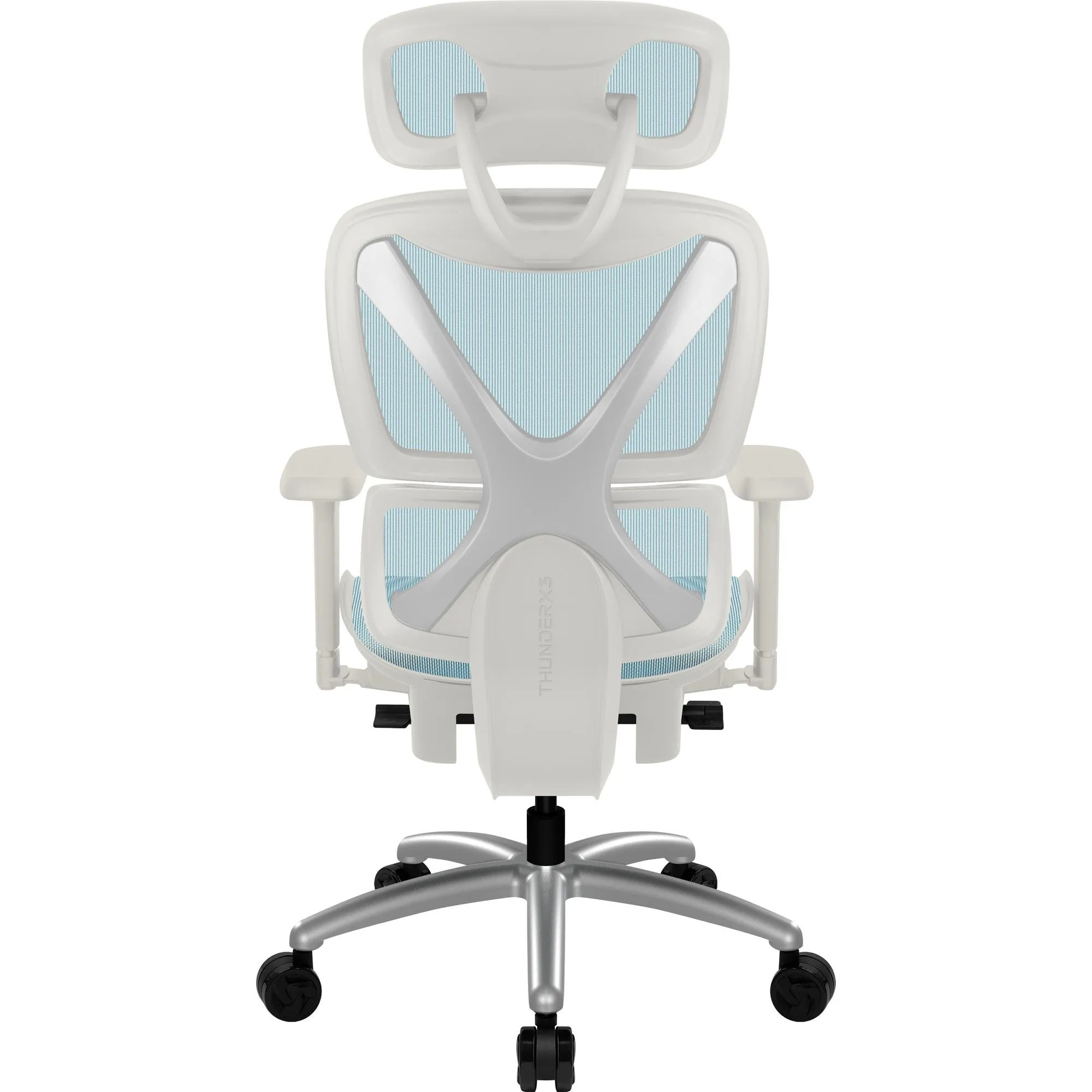 Cadeira Ergonômica ThunderX3 XTC Chroma Azul/Branco