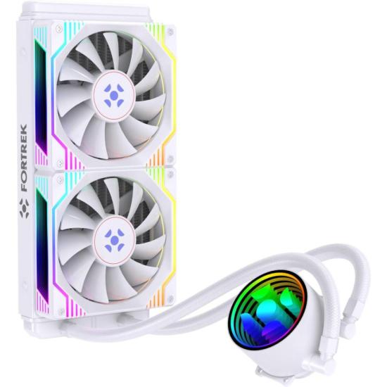 Water Cooler Fortrek Breezy 240 mm Fan Duplo Branco