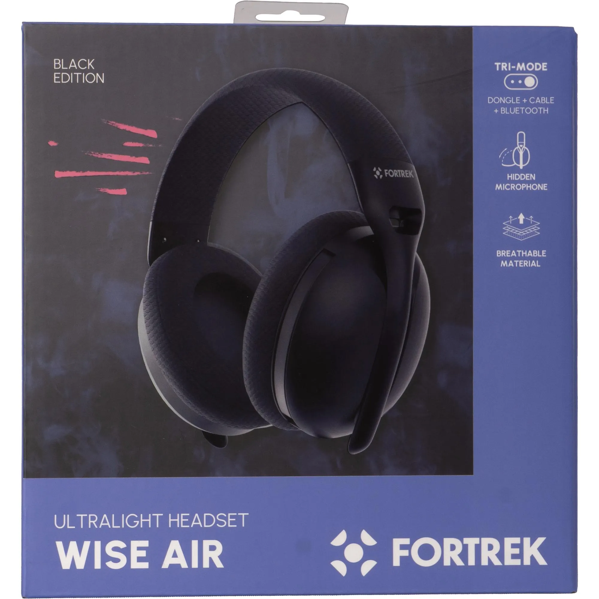 Headset Fortrek Wise Air Wireless Preto