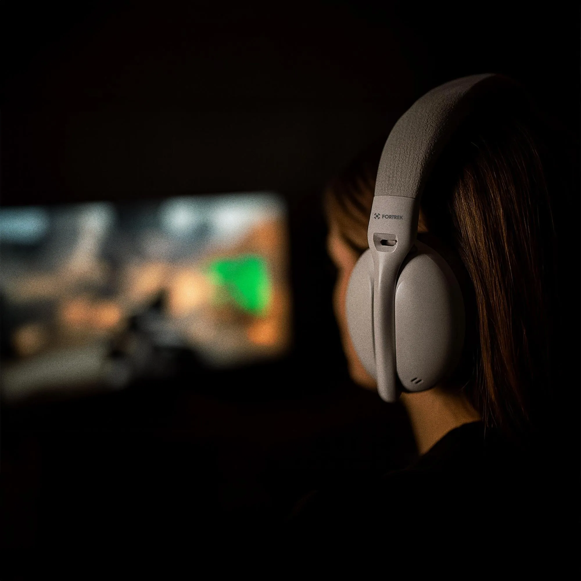 Headset Fortrek Wise Air Wireless Branco