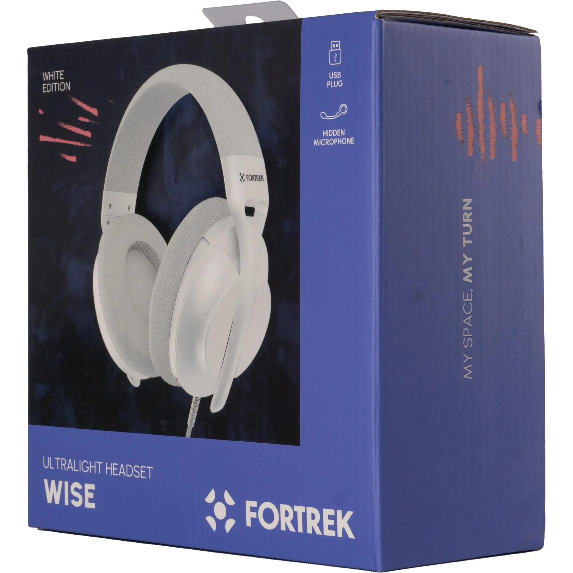 Headset 7.1 Fortrek Wise Branco