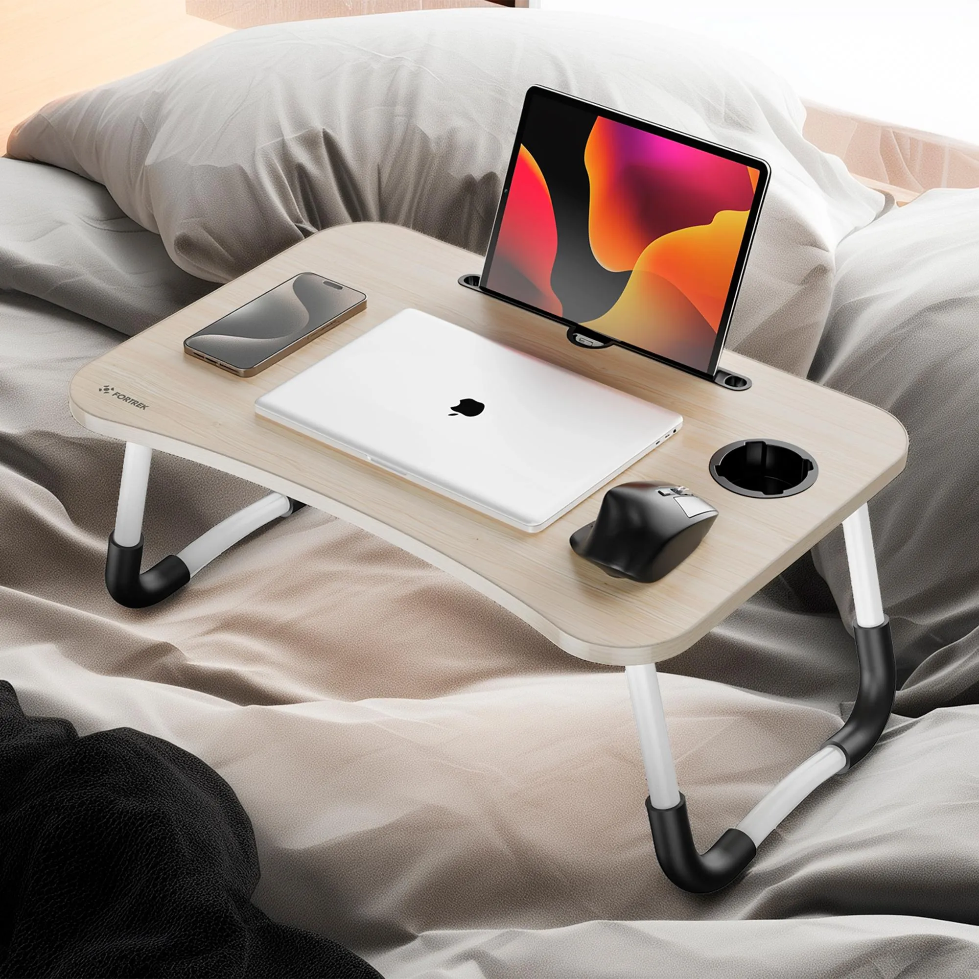 Mesa Dobrável de Colo Para Notebook Fortrek Lapdesk Madeira