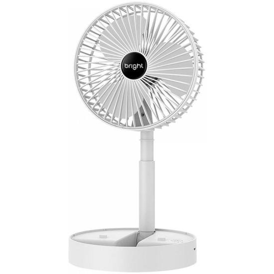 Ventilador Portátil Recarregável Bright VN002 Branco