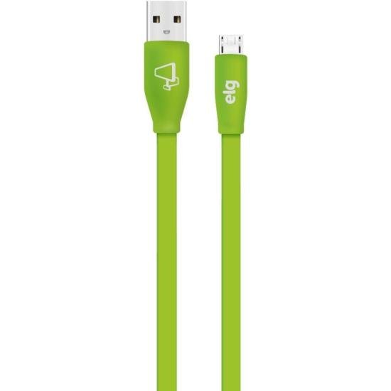 Cabo Micro USB L510VD 1m Verde ELG