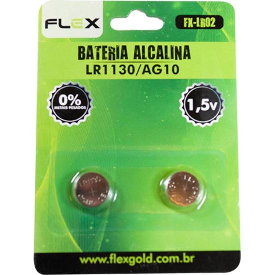 Bateria Alcalina 1.5V FXL02 (C/2 baterias) Flex