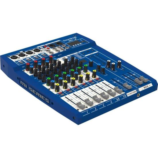 Mesa de Som Soundcraft MI-8 08 Canais USB