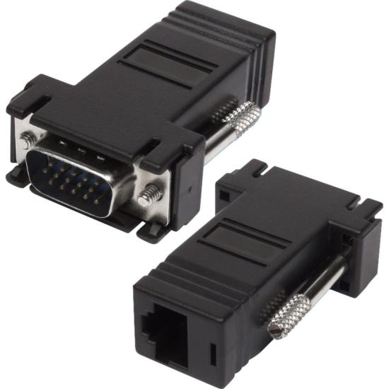 Adaptador VGA Macho Para RJ45 Preto Storm