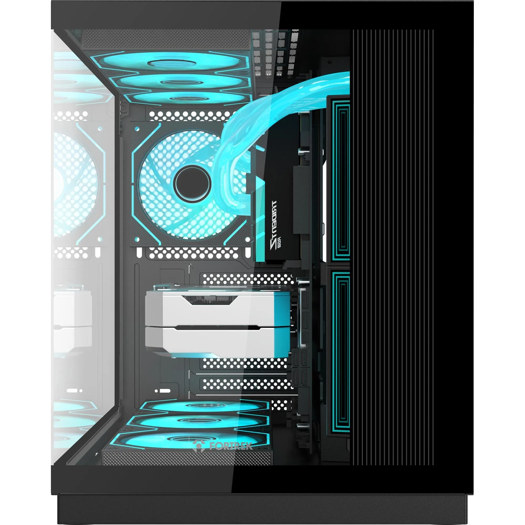 Gabinete Gamer Fortrek Clarity Max Preto