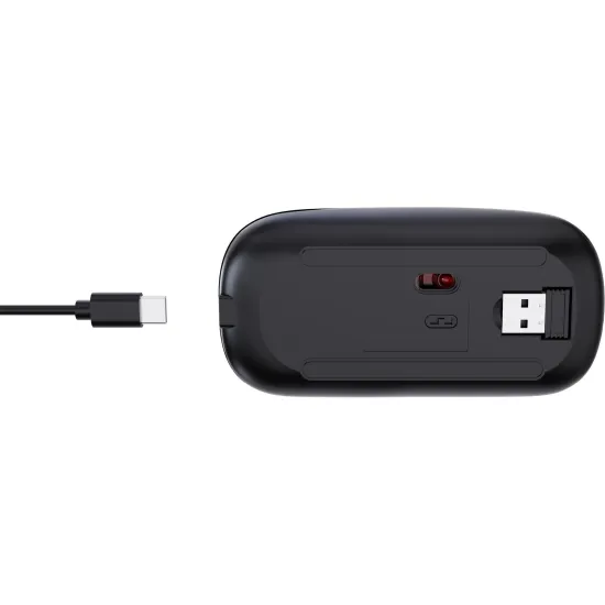Mouse Sem Fio Slim Fortrek MS14 Preto
