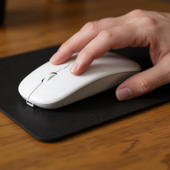 Mouse Sem Fio Slim Fortrek MS14 Branco