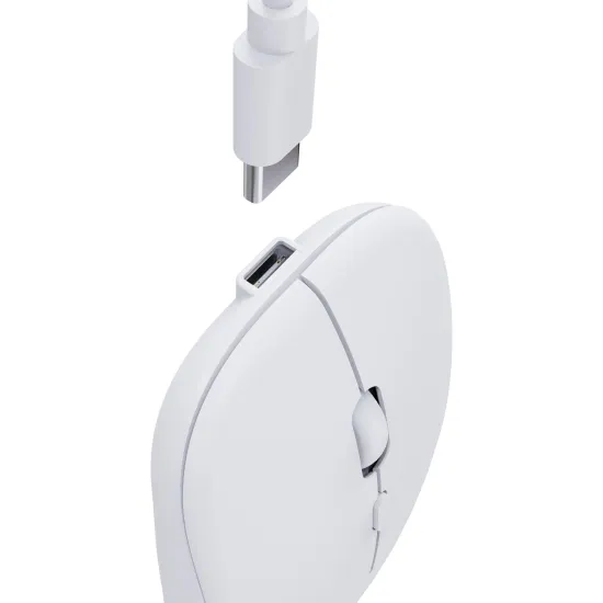 Mouse Sem Fio Slim Fortrek MS14 Branco