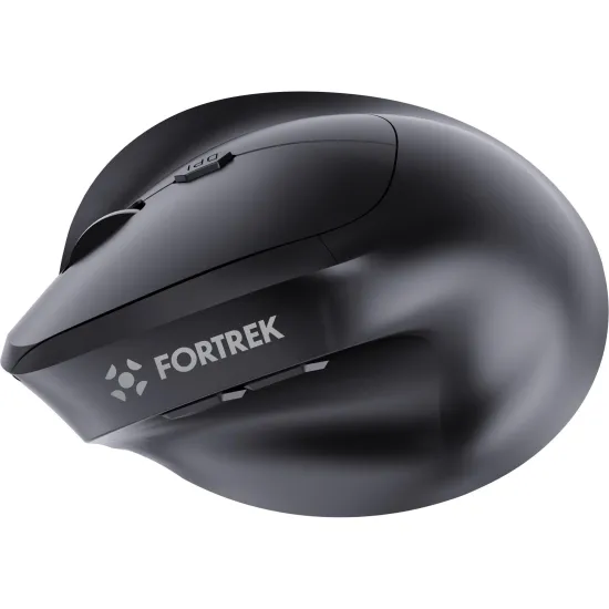 Mouse Vertical Sem Fio Ergonômico Fortrek MERG15 Preto