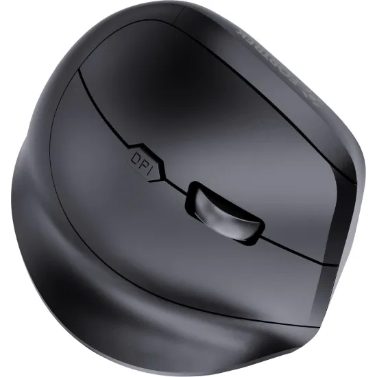 Mouse Vertical Sem Fio Ergonômico Fortrek MERG15 Preto