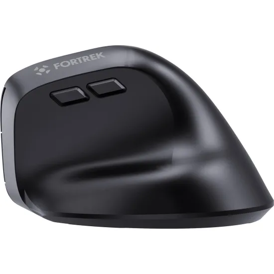 Mouse Vertical Sem Fio Ergonômico Fortrek MERG15 Preto