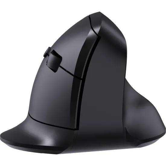 Mouse Vertical Sem Fio Ergonômico Fortrek MERG15 Preto