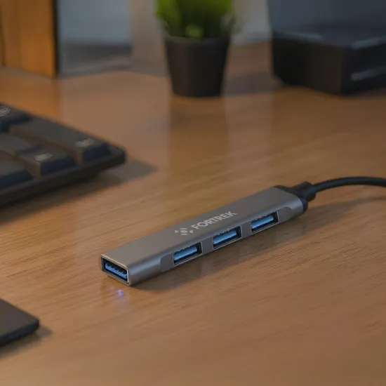 Hub USB-A 4 Portas Fortrek DA41